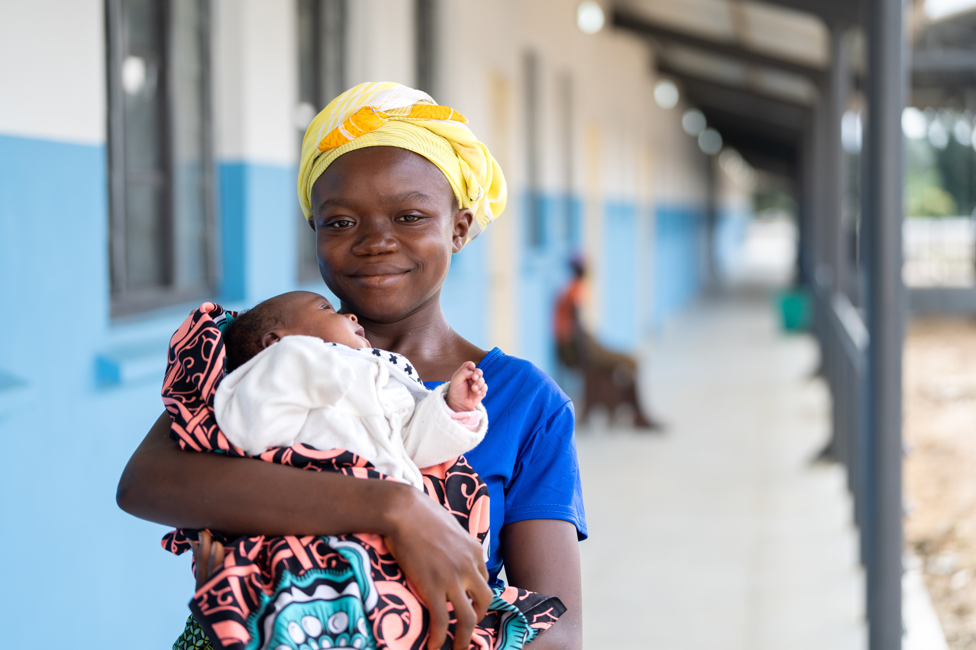 Mother with child in Sierra Leone