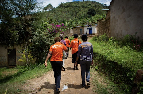 Members of the PIH mental health team in Rwanda