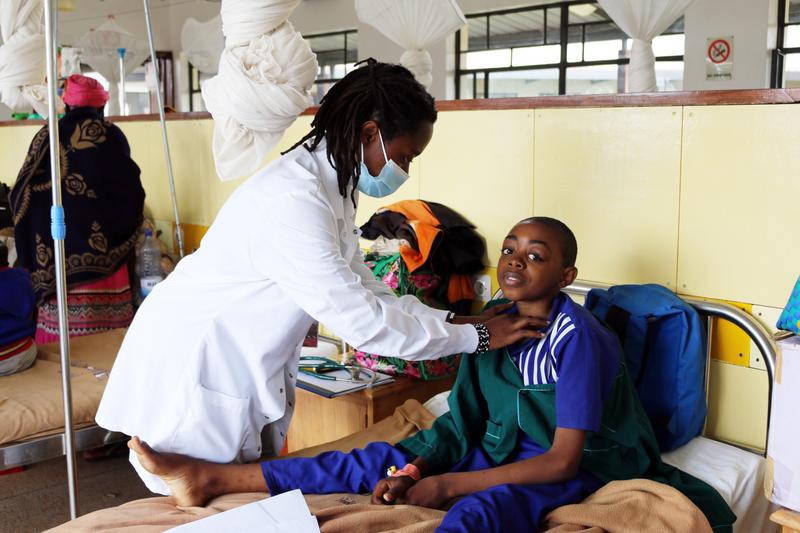 Rounds at Butaro District Hospital in Rwanda