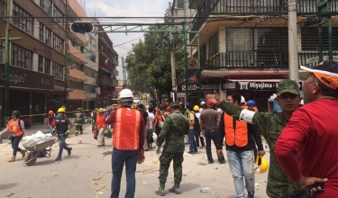 A 7.1-magnitude earthquake brings destruction to Colonia Doctores, a neighborhood in Mexico City.