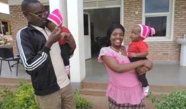 Happy parents, healthy babies at Kirehe District Hospital