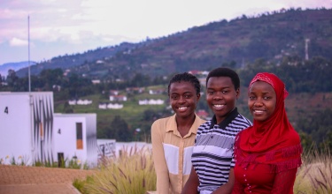 first female students in medical class in Rwanda