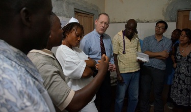 PIH's Ebola Response Team gathers in Liberia in 2014