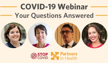 four PIH experts speak during webinar on COVID-19