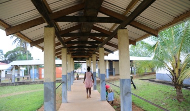 PIH-supported J.J. Dossen Hospital in Maryland County, Liberia