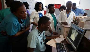 PIH partners with Zamni Lasante to offer 6 medical residency programs at University Hospital of Mirebalais—so far, 123 residents have graduated and 98% have opted to stay in Haiti, contributing to building a stronger health system.