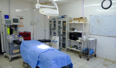 The operating theater at Koidu Government Hospital in Kono District, Sierra Leone.