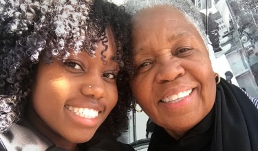 Mary Cooper, accounts payable accountant at PIH, and her granddaughter, Antasia.