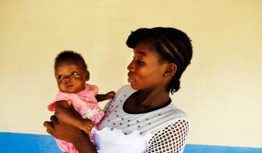 Zainab Sesay, 20, received medical care social support from PIH through her second pregnancy and postnatal period.
